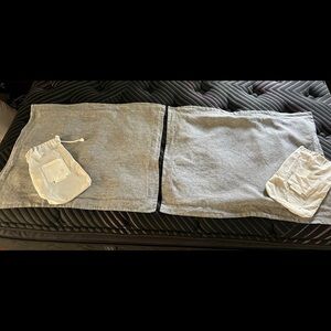 COYUCHI Organic Linen Standard Pillow Shams in Chambray - Set of 2